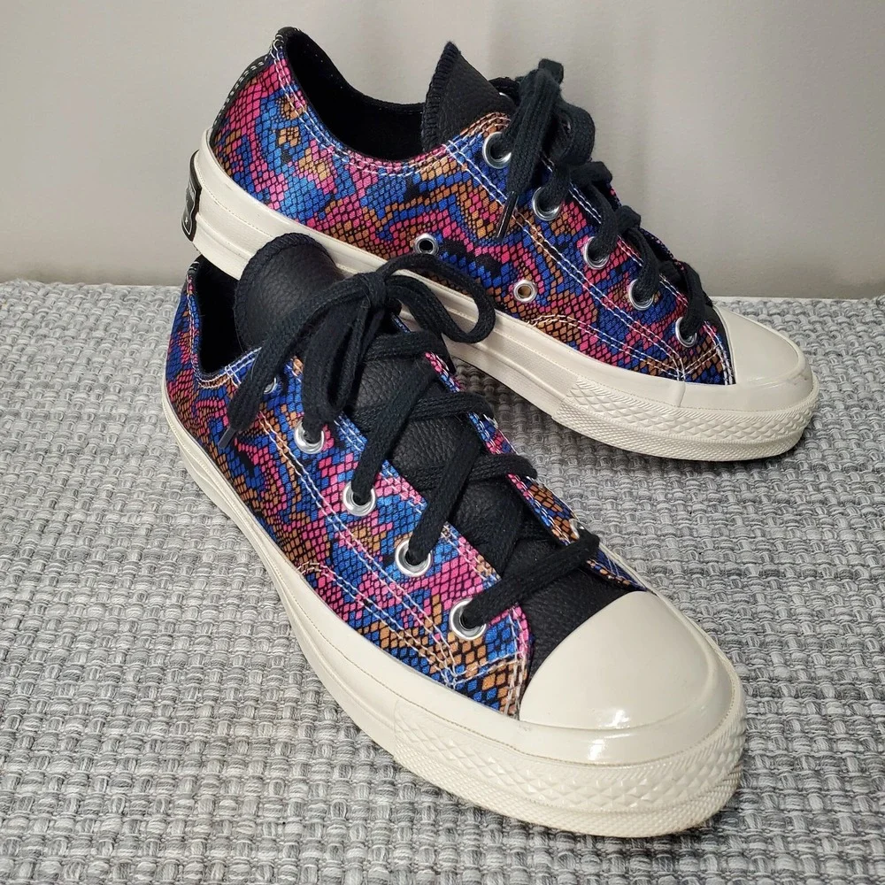 Converse CHUCK 70 OX Blue Pink Egret Canvas Low Top Women's Size 6